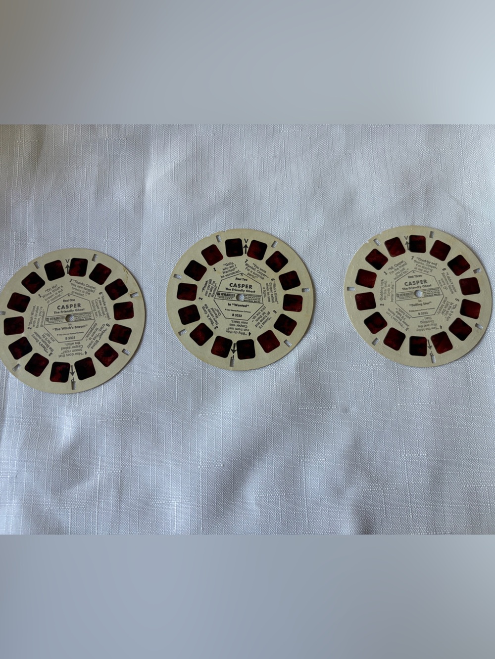 Casper Vintage View-Master Reels